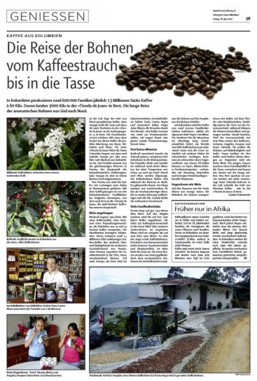 Artikel  Kaffeebohnen TT und BZ  28. Mai 2010